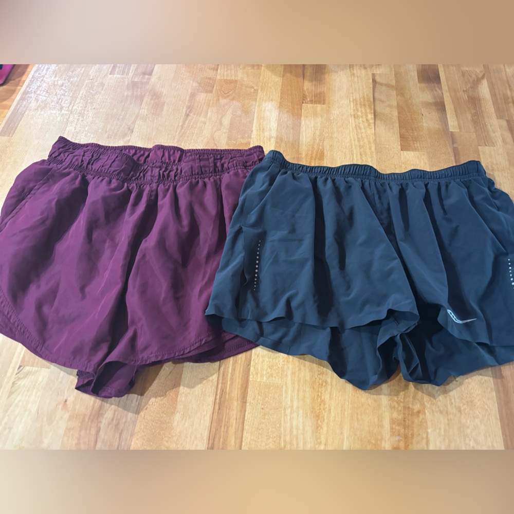 2 pairs womens tennis Women's Athletic Shorts - medium